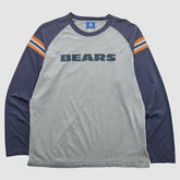 Chicago Bears NFL 2000s Long Sleeve T-shirt Heather Gray Vintage - Fanatics