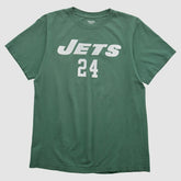 New York Jets Reebok 2000s T-shirt Green Vintage - Fanatics