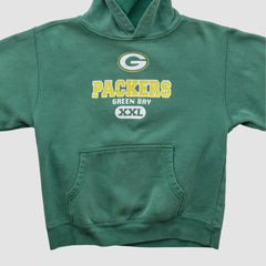 Green Bay Packers NFL 2000s Hooded Sweatshirt Green Vintage - Fanatics
