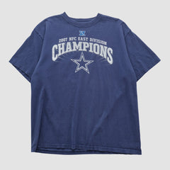 Dallas Cowboys Reebok 2007 T-shirt Navy Vintage - Fanatics