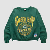 Green Bay Packers Nutmeg Mills 90s Sweatshirt Green Vintage - Fanatics