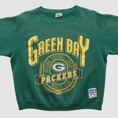 Green Bay Packers Nutmeg Mills 90s Sweatshirt Green Vintage - Fanatics