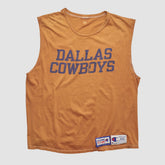 Dallas Cowboys Champion 1994 Tank Orange Vintage - Fanatics