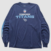 Tennessee Titans Reebok 2000s Long Sleeve T-shirt Navy Vintage - Fanatics