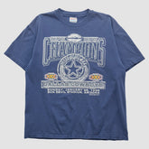 Dallas Cowboys Hanes 1996 T-shirt Navy Vintage - Fanatics