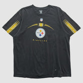 Pittsburgh Steelers Reebok 2000s T-shirt Black Vintage - Fanatics