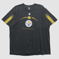 Pittsburgh Steelers Reebok 2000s T-shirt Black Vintage - Fanatics