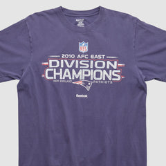 New England Patriots Reebok 2010 T-shirt Purple Vintage - Fanatics
