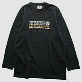Pittsburgh Steelers NFL 2000s Pullover Sweatshirt Black Vintage - Fanatics
