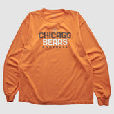 Chicago Bears Reebok 2000s Long Sleeve T-shirt Orange Vintage - Fanatics