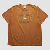 Denver Broncos NFL 2000s T-shirt Brown Vintage - Fanatics