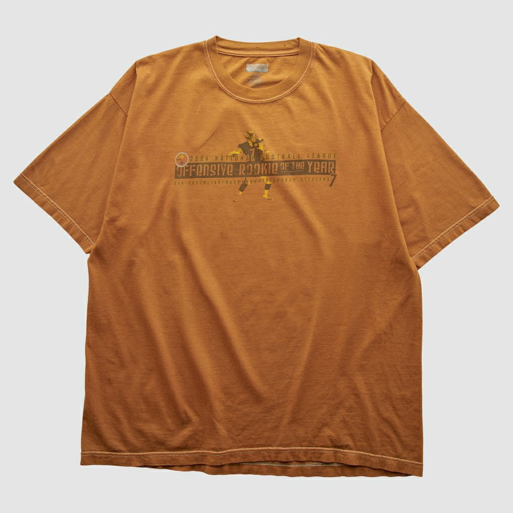 Pittsburgh Steelers Reebok 2004 T-shirt Orange Vintage - Fanatics