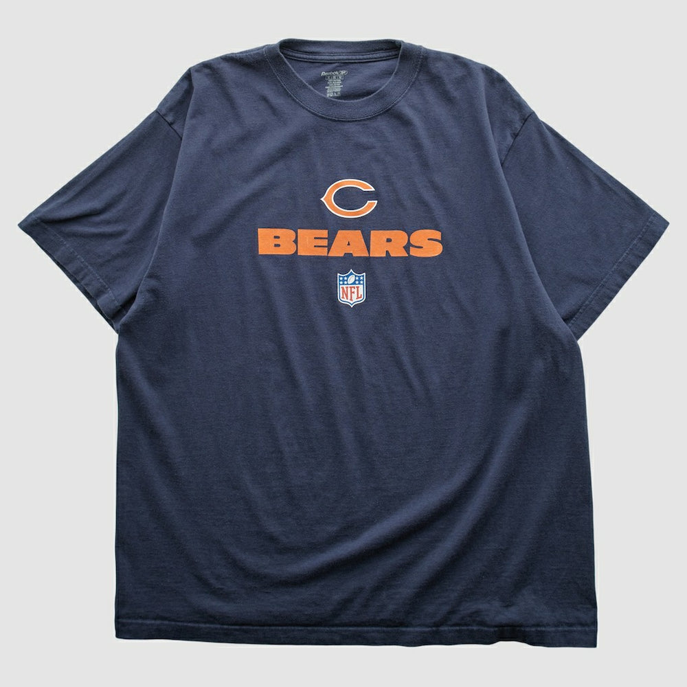 Chicago Bears Reebok 2000s T-shirt Navy Vintage - Fanatics