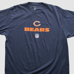 Chicago Bears Reebok 2000s T-shirt Navy Vintage - Fanatics