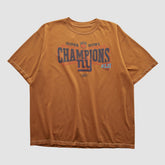 New York Giants Reebok 2008 T-shirt Orange Vintage - Fanatics