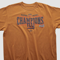 New York Giants Reebok 2008 T-shirt Orange Vintage - Fanatics
