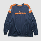 Chicago Bears NFL 2000s Long Sleeve T-shirt Navy Vintage - Fanatics