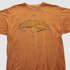 Pittsburgh Steelers Reebok 2009 T-shirt Orange Vintage - Fanatics