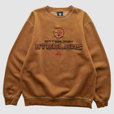 Pittsburgh Steelers Team Edition Apparel 2010s Pullover Sweatshirt Brown Vintage - Fanatics