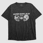 Superbowl XLIII NFL 2009 T-shirt Black Vintage - Fanatics