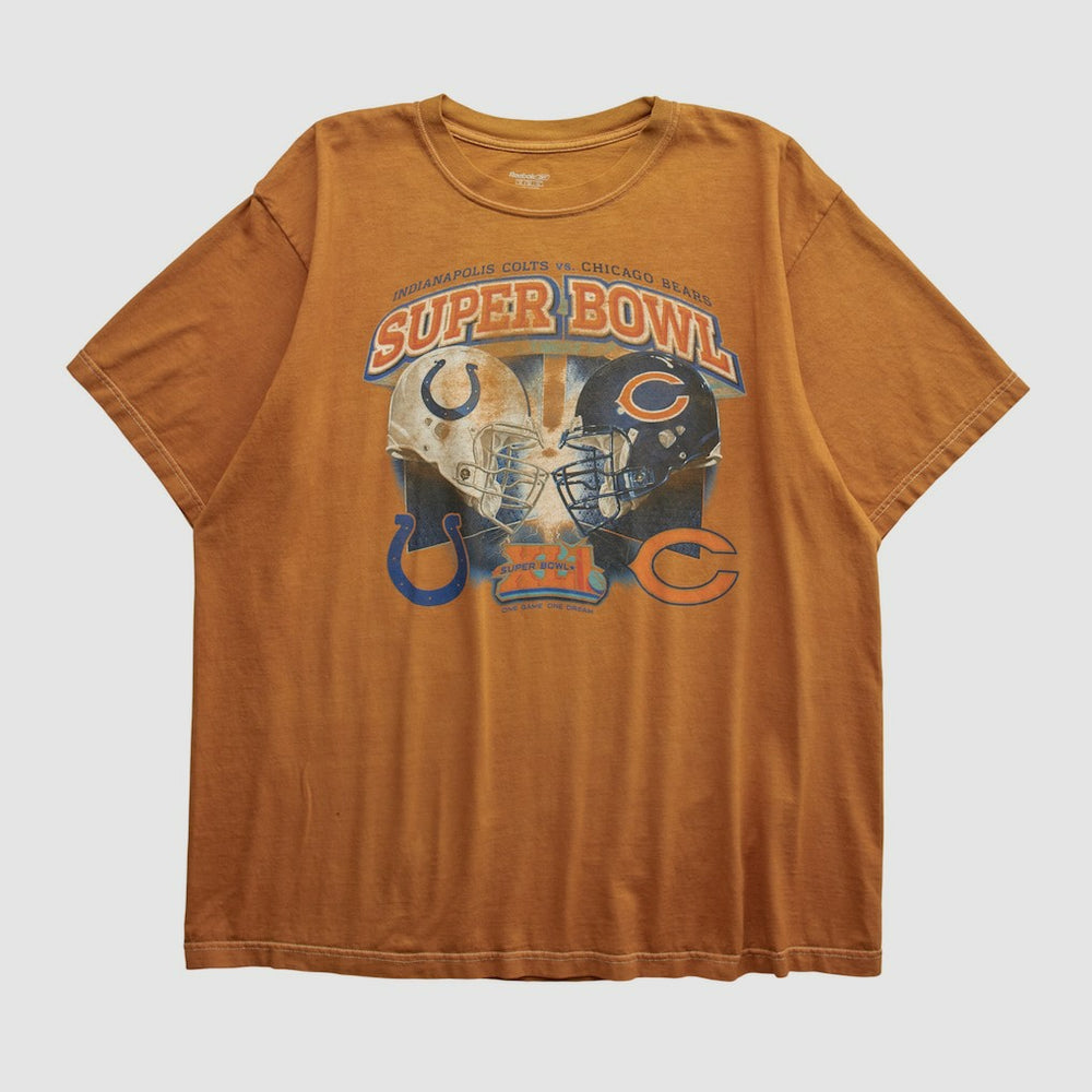 Superbowl XLI Reebok 2007 T-shirt Orange Vintage - Fanatics