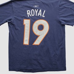 Denver Broncos Reebok 2000s T-shirt Navy Vintage - Fanatics