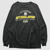 Pittsburgh Steelers 2000s Long Sleeve T-shirt Black Vintage - Fanatics