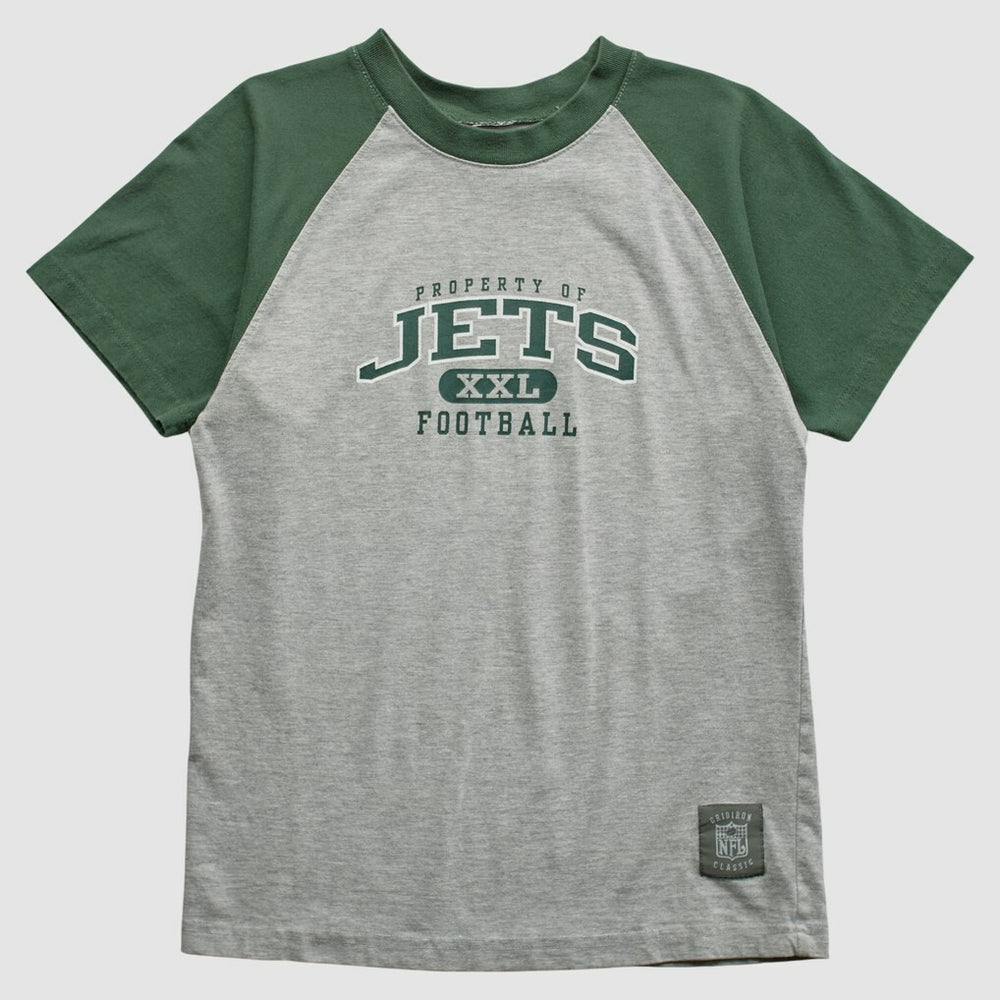 New York Jets NFL 2000s T-shirt Heather Gray Vintage - Fanatics