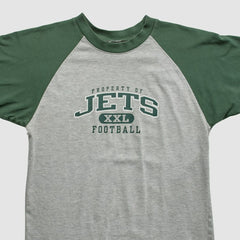 New York Jets NFL 2000s T-shirt Heather Gray Vintage - Fanatics