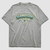 Green Bay Packers Reebok 2010 T-shirt Heather Gray Vintage - Fanatics