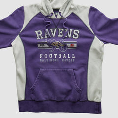 Baltimore Ravens NFL 2010s Hooded Pullover Sweatshirt Purple Vintage - Fanatics