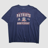 New England Patriots Reebok 2009 T-shirt Navy Vintage - Fanatics