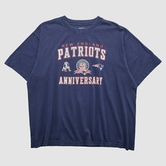 New England Patriots Reebok 2009 T-shirt Navy Vintage - Fanatics