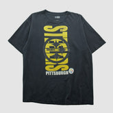 Pittsburgh Steelers NFL 2000s T-shirt Black Vintage - Fanatics