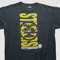 Pittsburgh Steelers NFL 2000s T-shirt Black Vintage - Fanatics