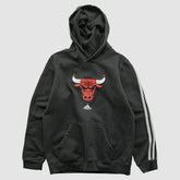 Adidas - Chicago Bulls 2010s Hooded Sweatshirt - Black Vintage