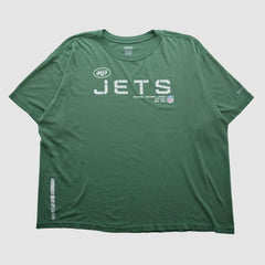 New York Jets Reebok 2000s T-shirt Green Vintage - Fanatics