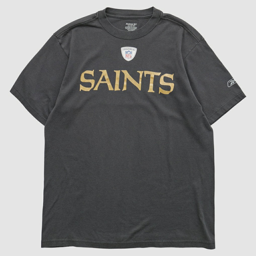 New Orleans Saints Reebok 2000s T-shirt Charcoal Vintage - Fanatics