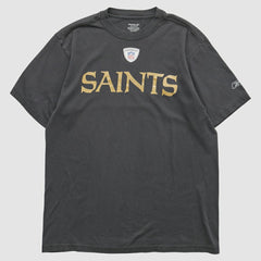New Orleans Saints Reebok 2000s T-shirt Charcoal Vintage - Fanatics