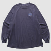 New England Patriots NFL 2000s Long Sleeve T-shirt Navy Vintage - Fanatics