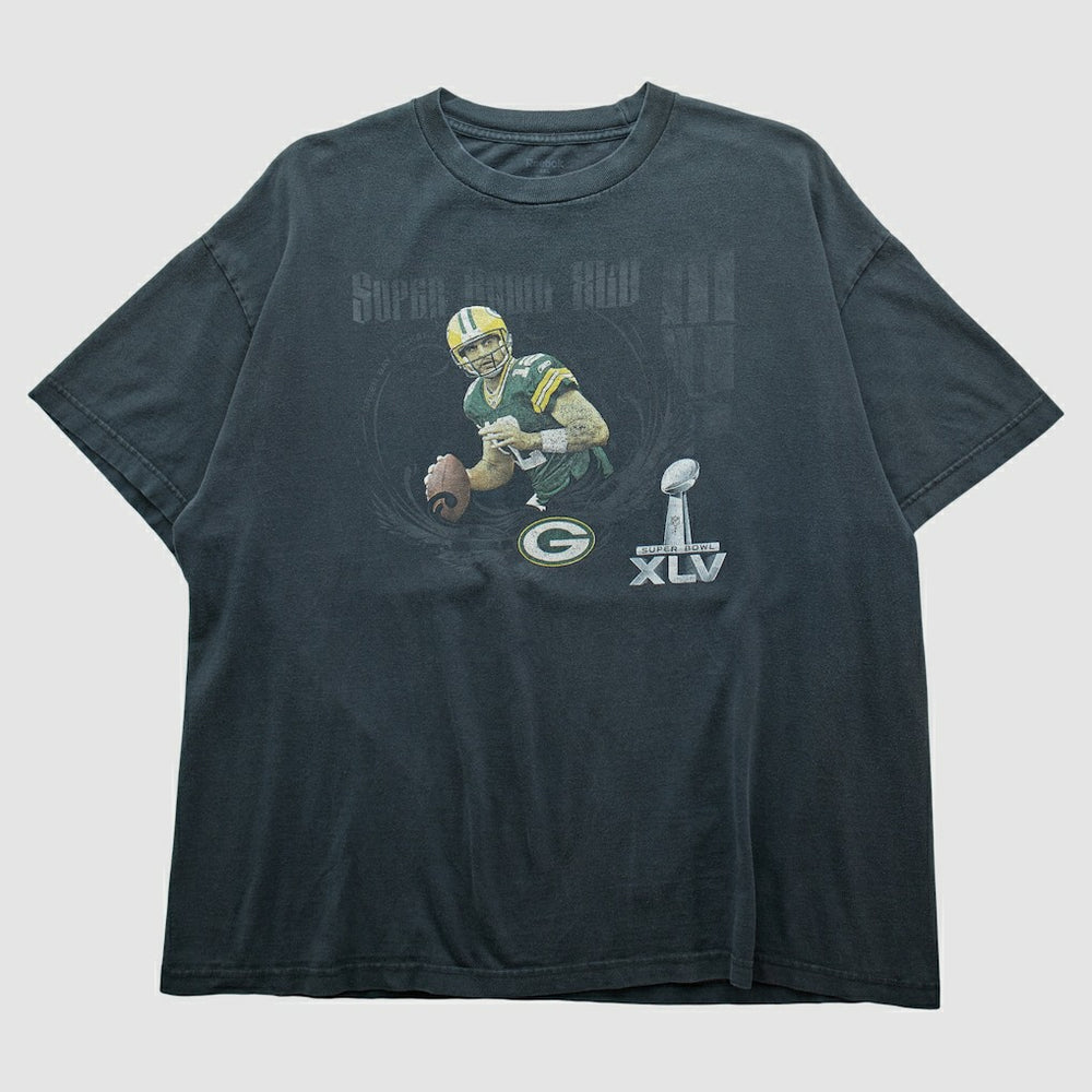 Green Bay Packers Reebok 2011 T-shirt Charcoal Vintage - Fanatics