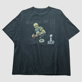 Green Bay Packers Reebok 2011 T-shirt Charcoal Vintage - Fanatics