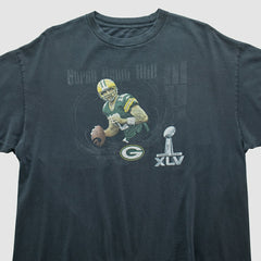 Green Bay Packers Reebok 2011 T-shirt Charcoal Vintage - Fanatics
