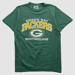 Green Bay Packers Lee Apparel 90s T-shirt Green Vintage - Fanatics