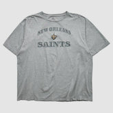 New Orleans Saints NFL 2000s T-shirt Heather Gray Vintage - Fanatics