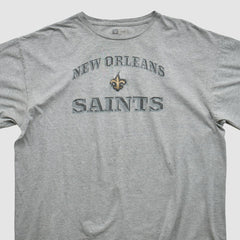 New Orleans Saints NFL 2000s T-shirt Heather Gray Vintage - Fanatics