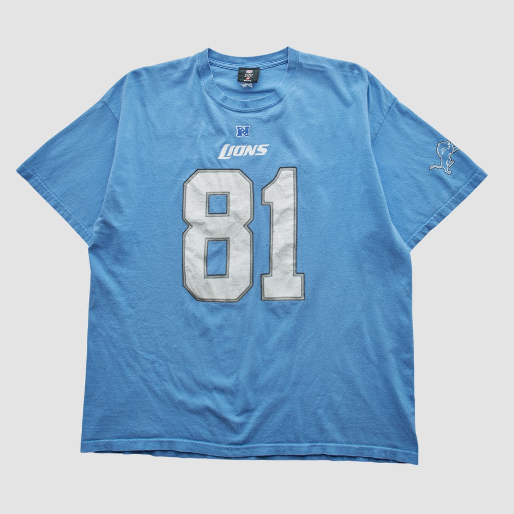 Detroit Lions NFL 2010s T-shirt Light Blue Vintage - Fanatics