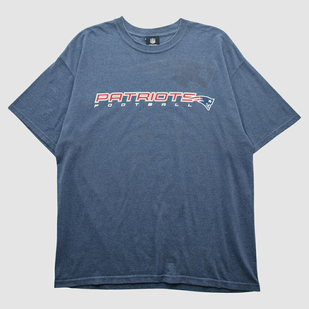 New England Patriots NFL 2010s T-shirt Blue Vintage - Fanatics