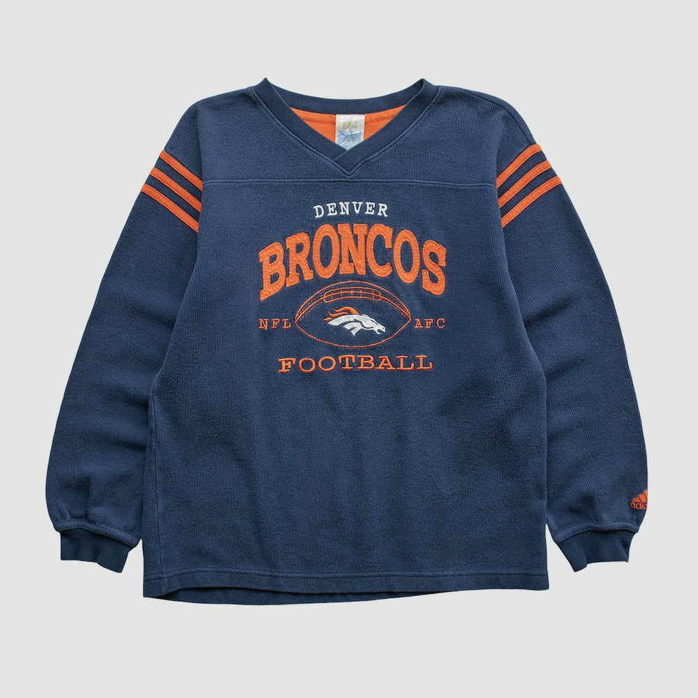 Denver Broncos 2000s Pullover Sweatshirt Navy Vintage - Fanatics