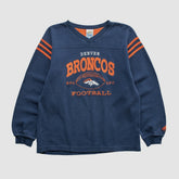 Denver Broncos 2000s Pullover Sweatshirt Navy Vintage - Fanatics